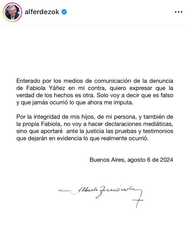 Los famosos que se pronunciaron sobre la denuncia de violencia de género de Fabiola Yañez a Alberto Fernández