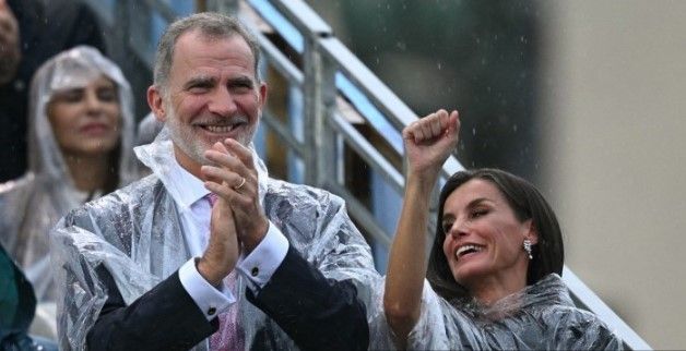 Felipe VI y Letizia Ortiz en los Juegos Olímpicos de París