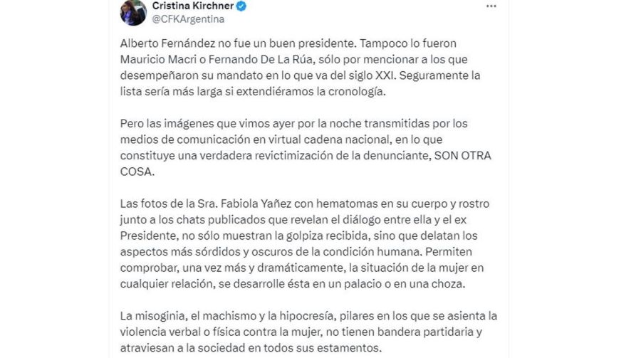 CFK contra Alberto Fernandez