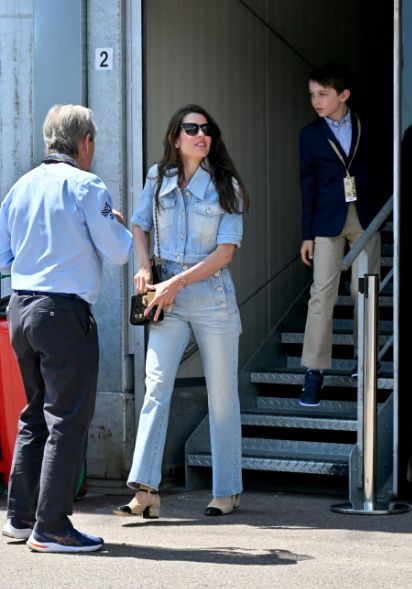 Charlotte Casiraghi look total denim