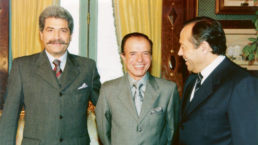 Jorge Asís, Carlos Menem y Adolfo Rodríguez Saá