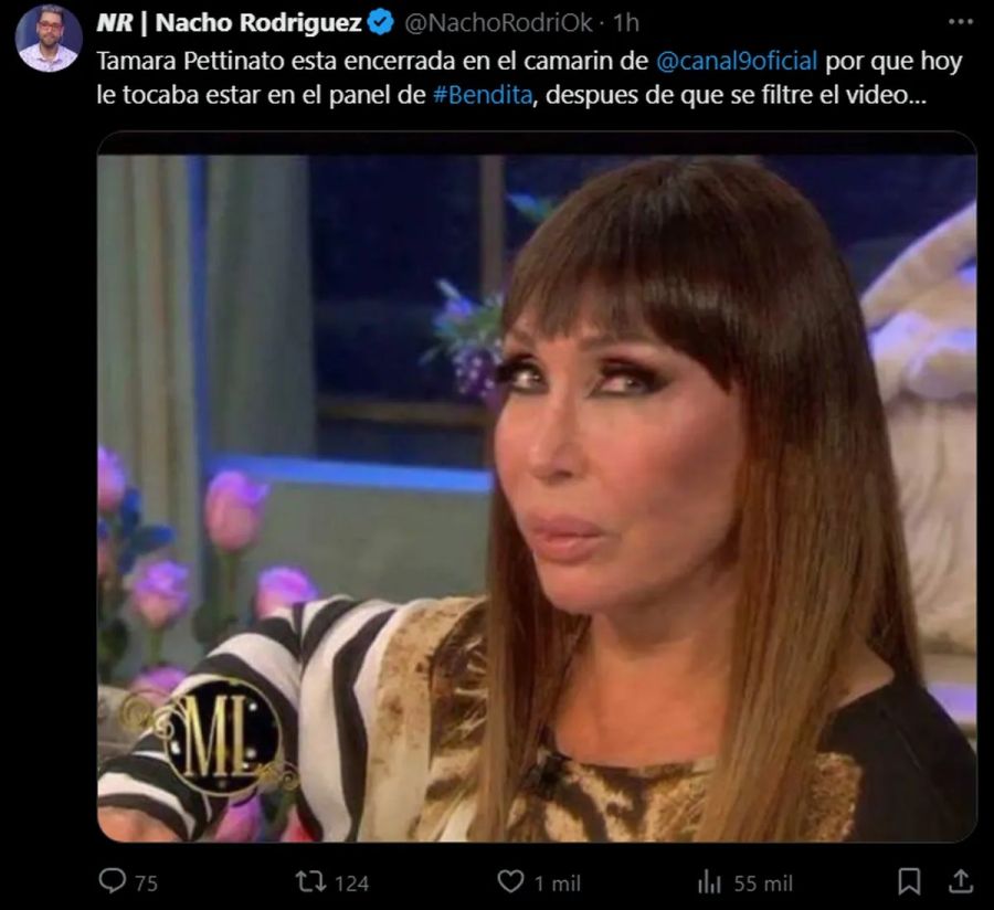 Nacho Rodríguez reveló que Tamara Pettinato decidió no salir al aire en Bendita