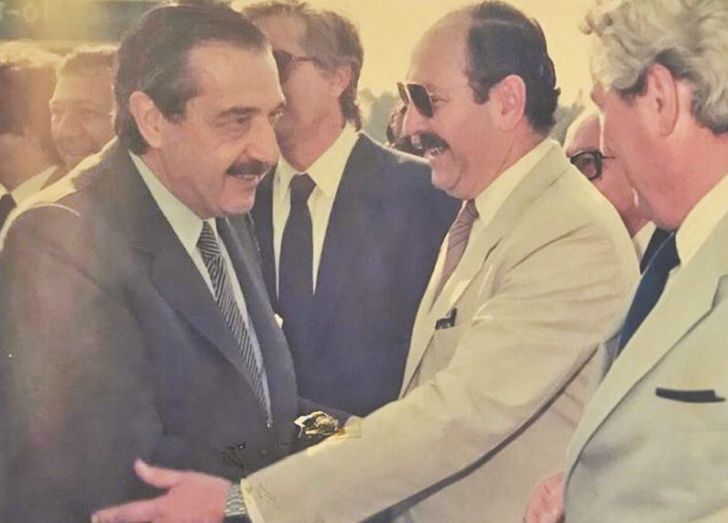 Jorge Sappia y Raúl Alfonsín