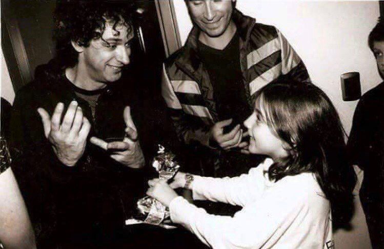 Lisa Cerati junto a Gustavo Cerati