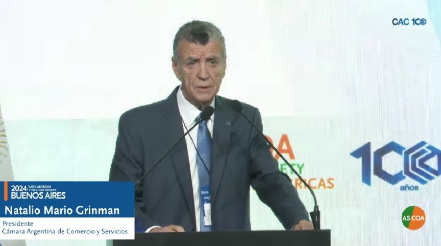Mario Grinman, titular de la CAC en la apertura del Council of Americas