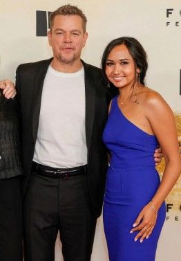 Matt Damon y Alexia Barroso