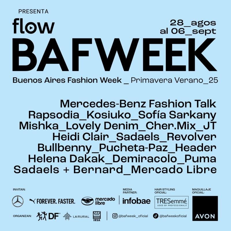 BAFWEEK presentó su edición Primavera - Verano 2025