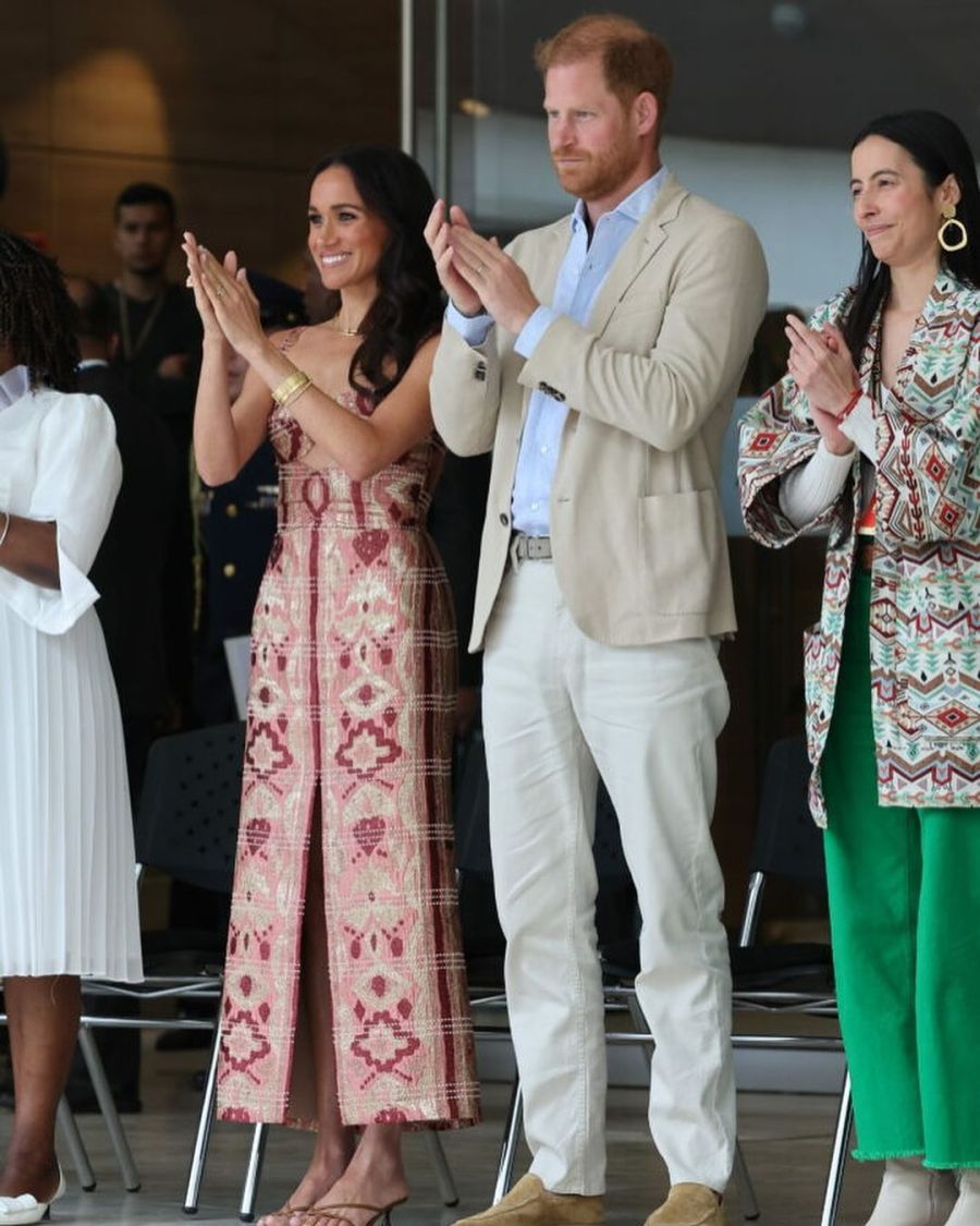 Meghan Markle deslumbró con su look en Colombia