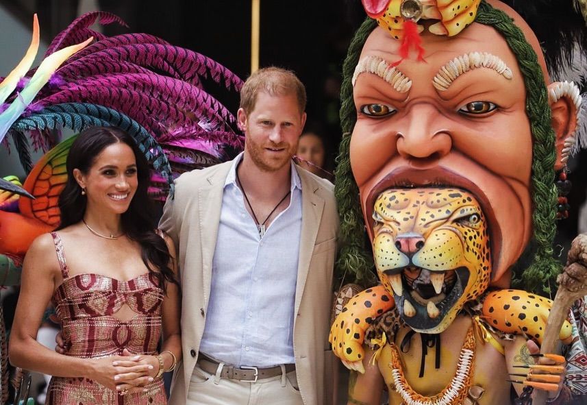 Meghan Markle deslumbró con su look en Colombia