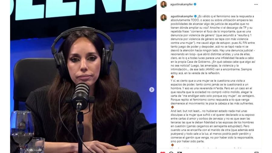 Agustina Kampfer contundente contra Tamara Pettinato