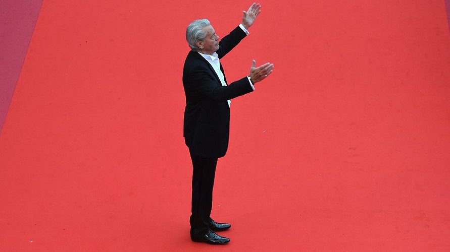 Delon homenajeado en Cannes en 2019, una de sus últimas apariciones públicas.