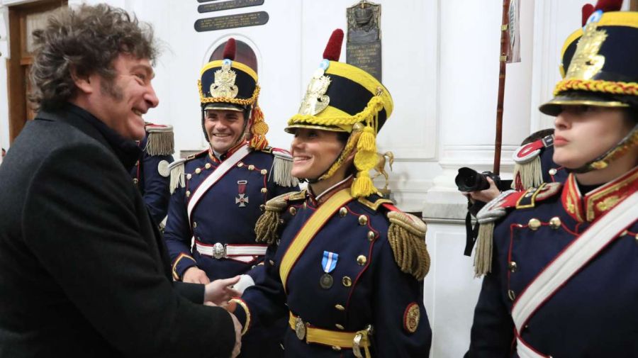 Javier Milei acto de homenaje a San Martín 20240817