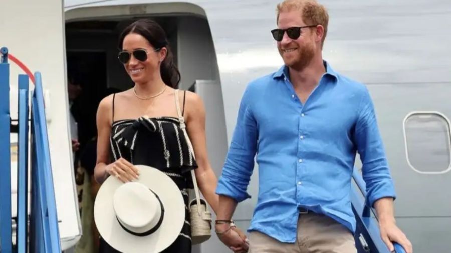 Meghan Markle en Colombia: el relajado pero glamoroso look total white que lució