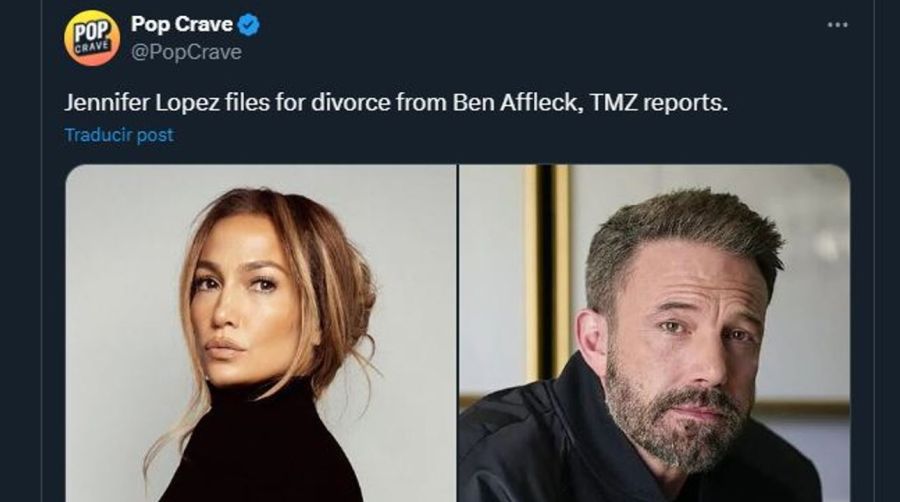 Jennifer Lopez y Ben Affleck divorcio