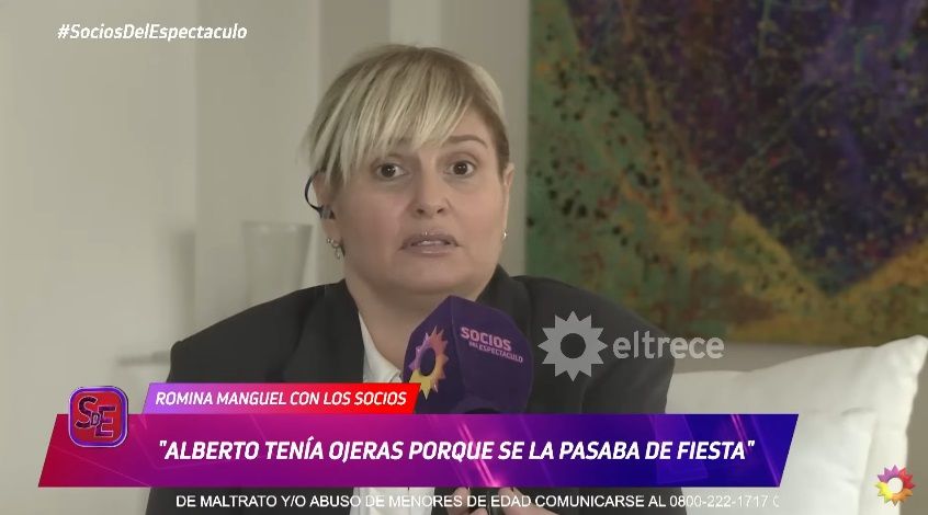 Romina Manguel en Socios del Espectáculo 2