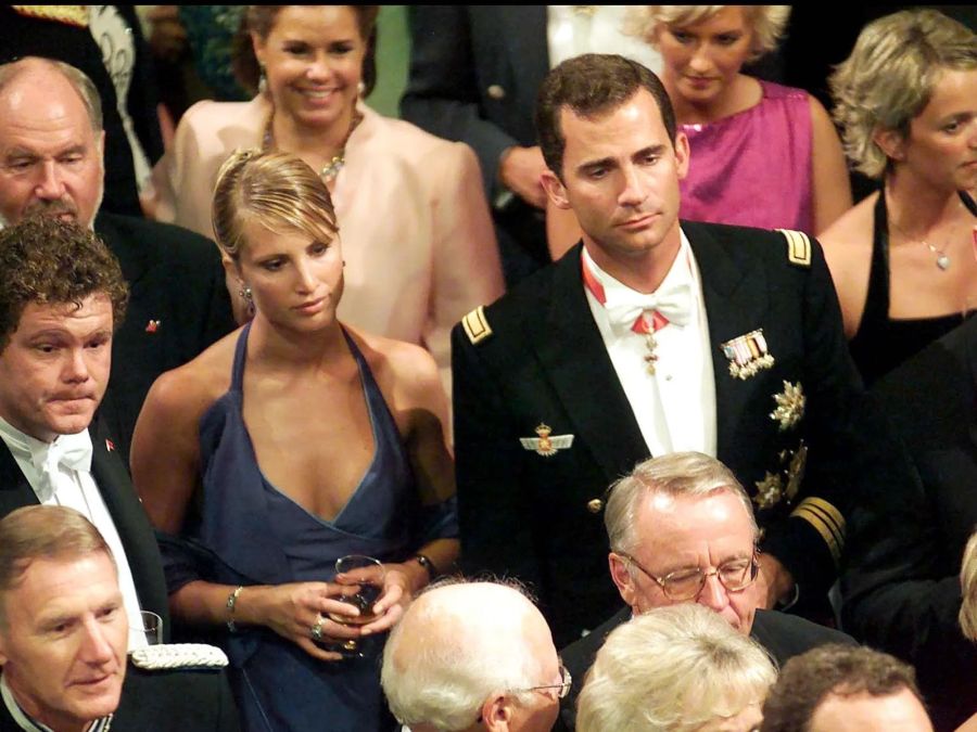 Felipe VI y Eva Sannum en el 2001