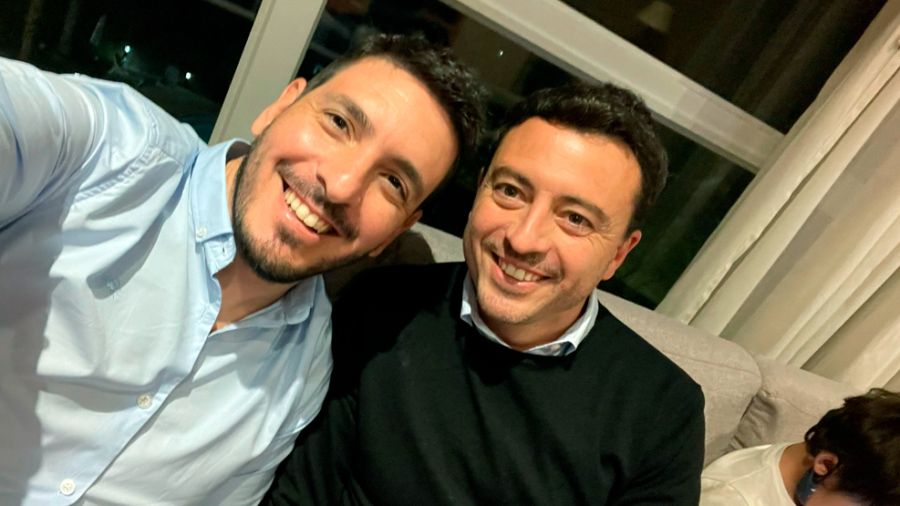 Marcos Ferrer junto a Rodrigo De Loredo