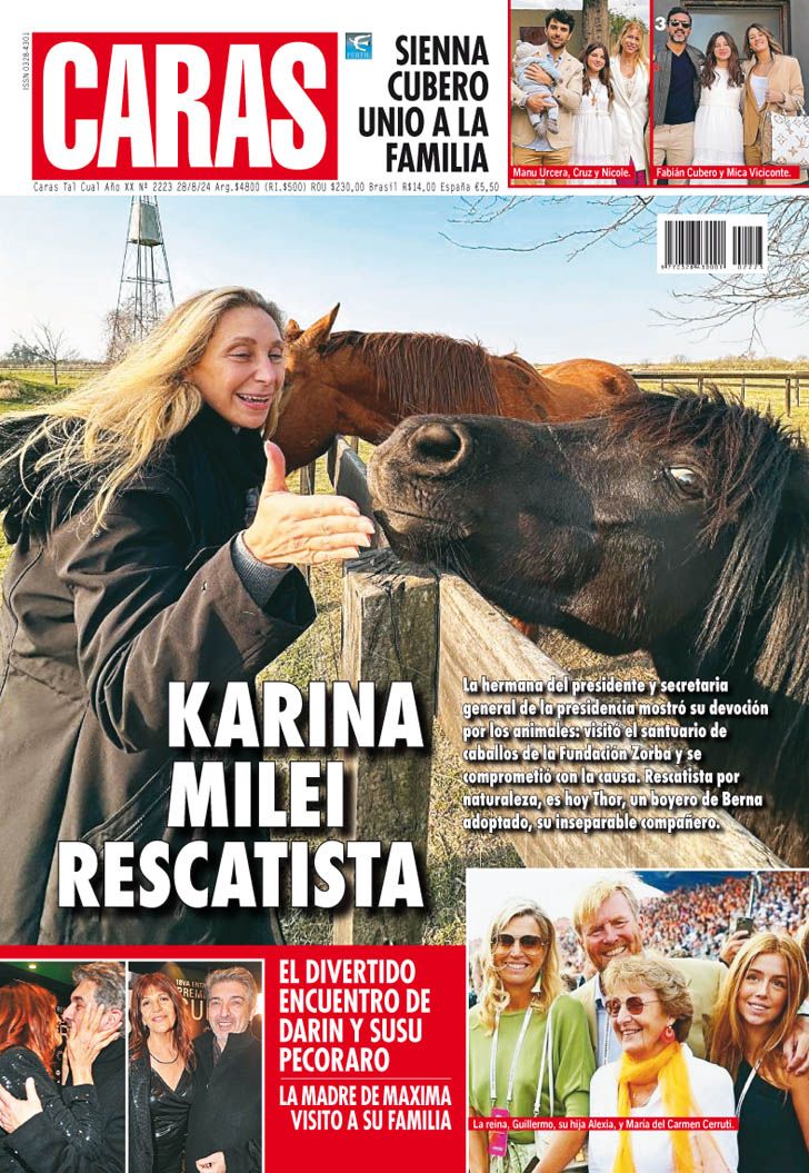 Karina Milei rescatista 