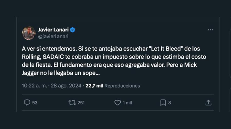 Mensajes de Javier Lanari