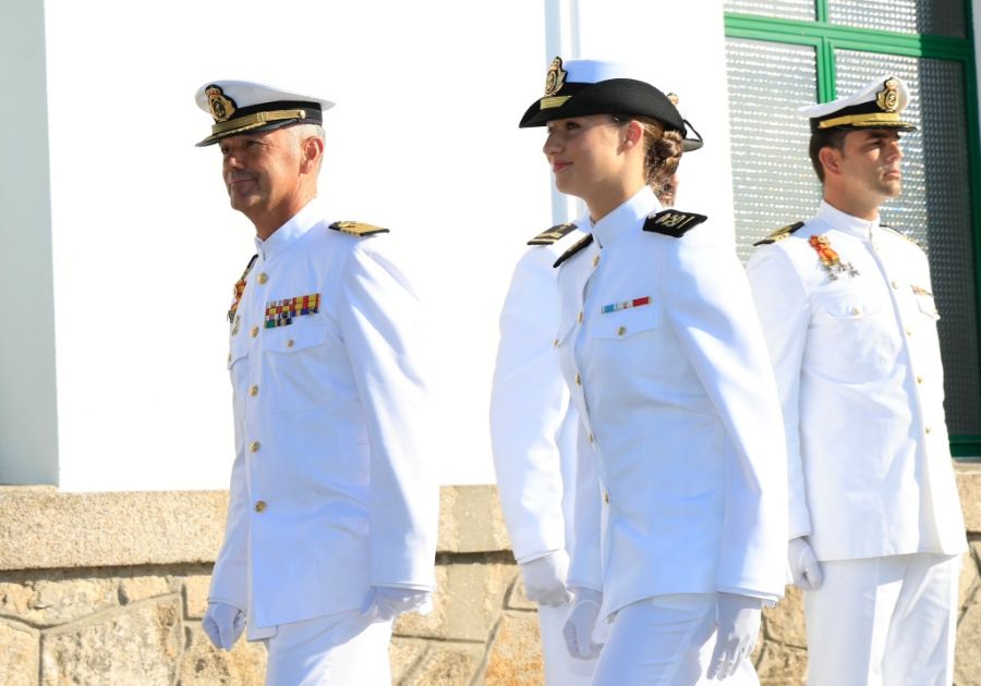 La Princesa Leonor ingresó en la Escuela Naval 