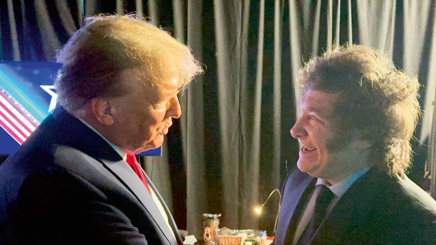 Donald Trump y Javier Milei