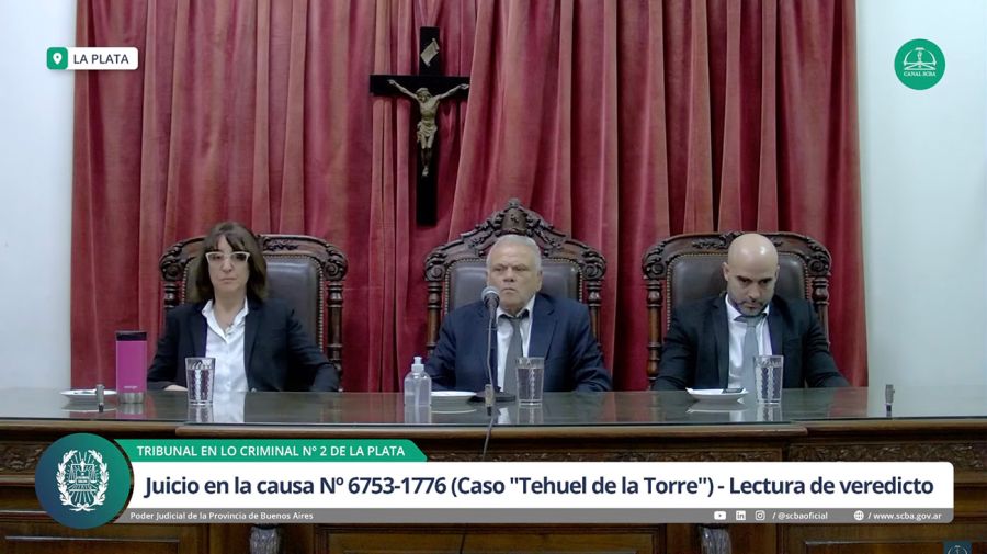 Lectura de la sentencia del caso Tehuel de la Torre