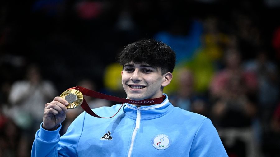 20240831 El nadador argentino Iñaki Basiloff dio la sorpresa y consiguió la primera medalla de oro en los Juegos Paralímpicos