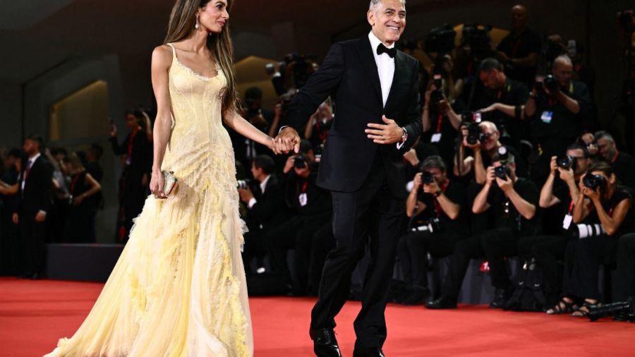 Brad Pitt y George Clooney en el Festival de Venecia