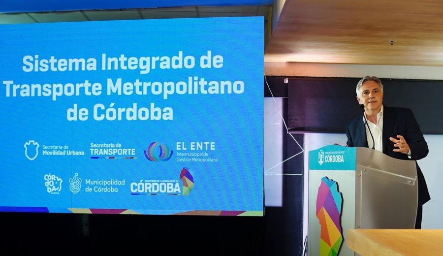 Llaryora presenta el nuevo sistema de transporte Metropolitano