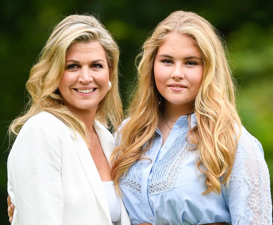 Máxima Zorreguieta y la Princesa Amalia