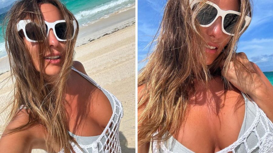 El look crochet de Pampita