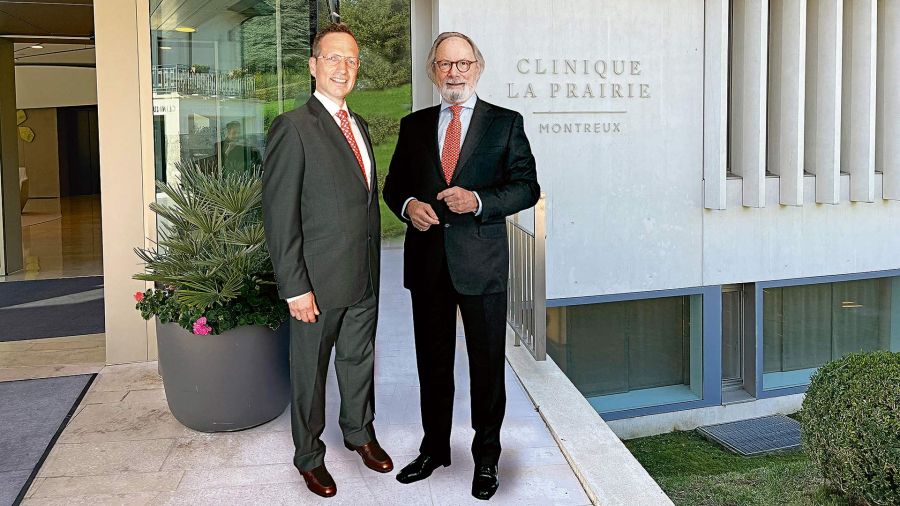 Adrian Heini es el director médico de Clinique La Prairie. En la foto junto a Willie Carballo, representante de CLP en Latinoamérica.