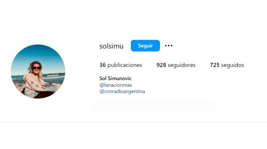 Sol Simunovic, la novia de Esteban Trebucq