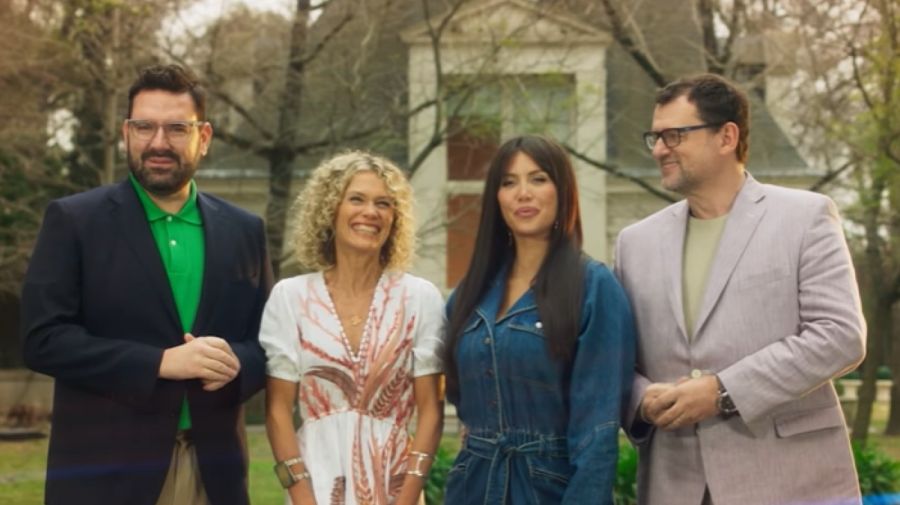 Wanda Nara, Damián Betular, Maru Botana y Christophe Krywonis