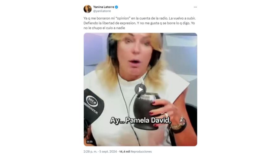 Yanina Latorre contra El Observador