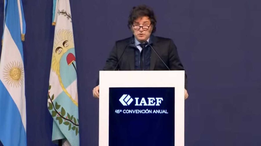 Javier Milei discuso en el IAEF en Mendoza 20240906