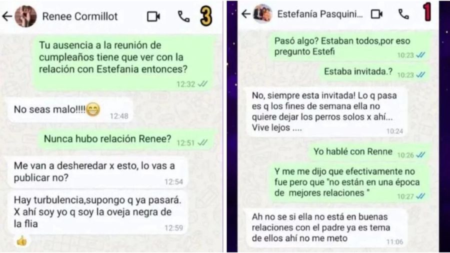 Reneé blanqueó su relación con Alberto Cormillot