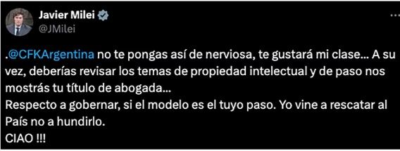Javier Milei