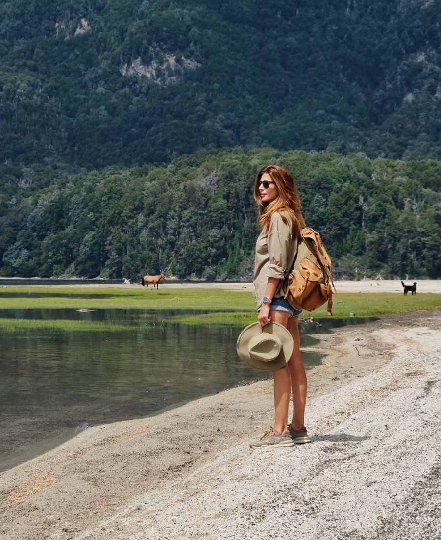 Juliana Awada y la naturaleza