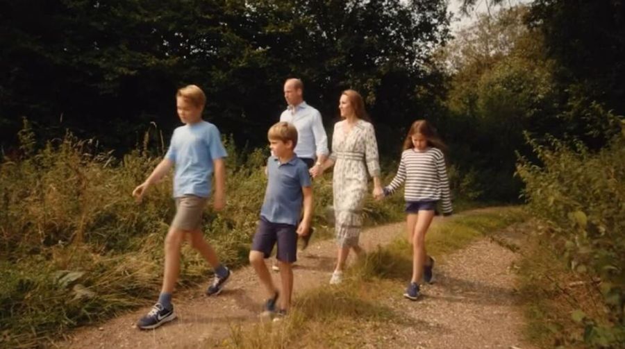 Kate Middleton, el Principe William y sus hijos