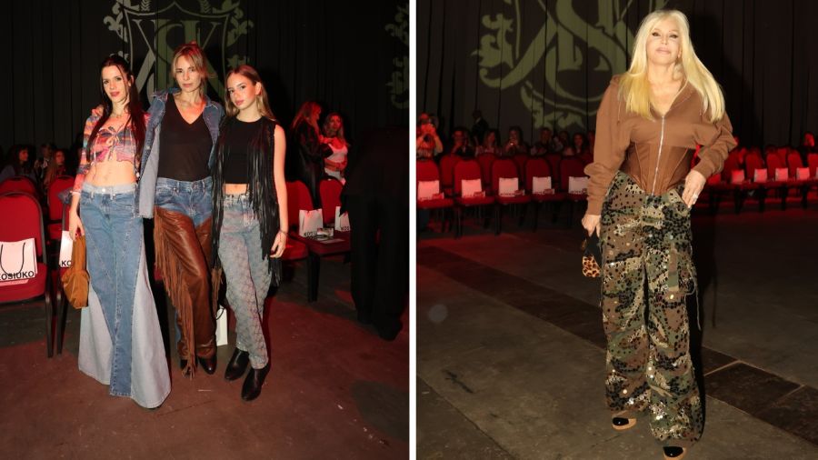 Look Denim con flecos, Kosiuko BAFWEEK
