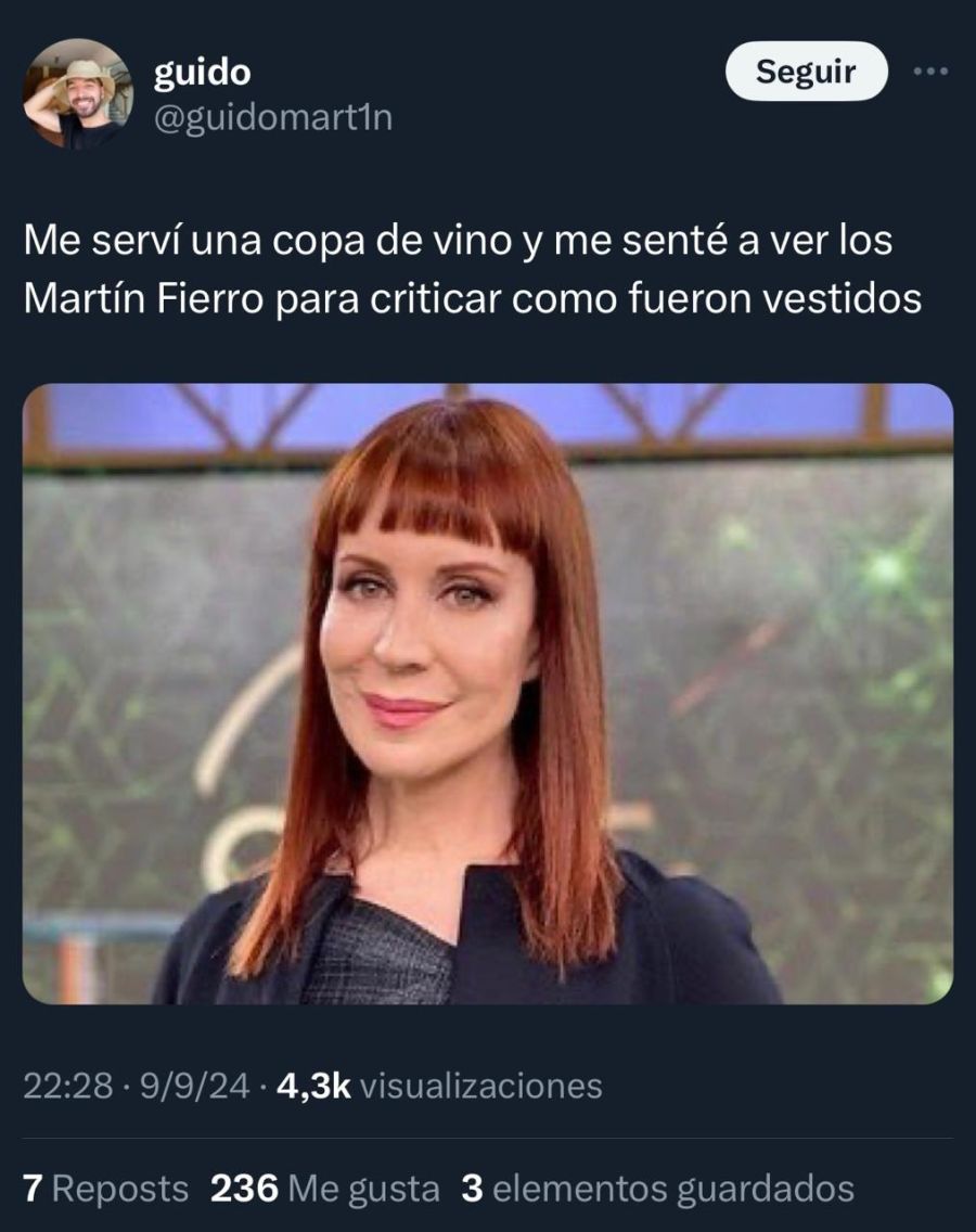 Memes Martin Fierro 2024