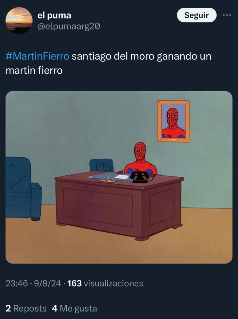 Memes Martin Fierro 2024