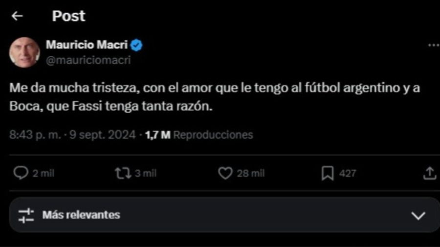 Tuits Macri Scioli