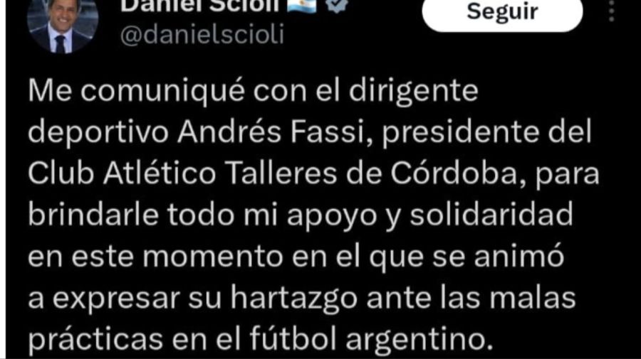 Tuits Macri Scioli