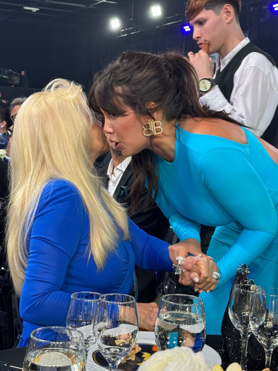 Wanda Nara y Susana Giménez estuvieron juntas en los Martín Fierro 2024