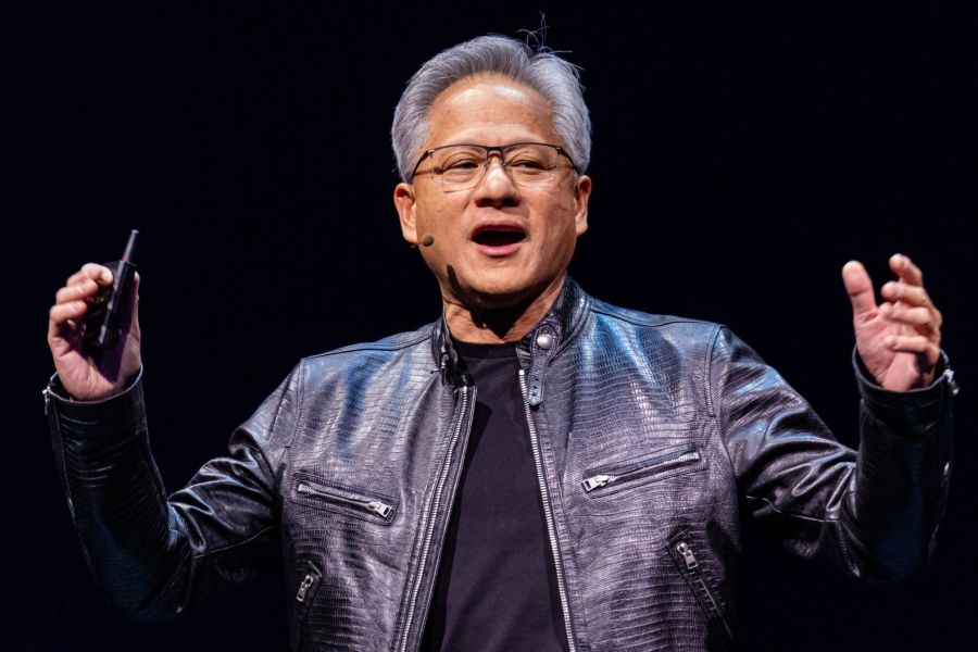 Nvidia Corp. CEO Jensen Huang Speaks at Event