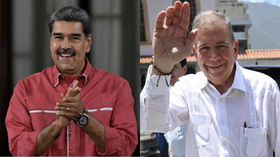 Nicolás Maduro y Edmundo González Urrutia