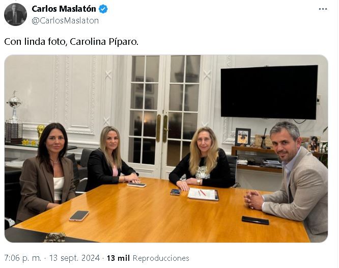 Carlos Maslatón vs. Carolina Píparo