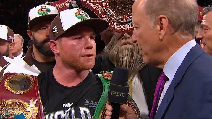 Canelo Alvarez venció a Edgar Berlanga por puntos.